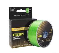 Honseadek 350M Super Strong Monofilament Nylon Carp Fishing Line 12LB-20LB(Green - 350 m No. 4)