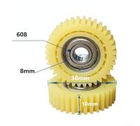 Honseadek 36 Teeth E-For bike Wheel Hub Motor Planetary Gear With 608 Bearings 38x38x10mm 1pc(Yellow)