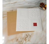 Honseadek 3d Self- Foam Wall Stickers - 10pcs Soft Pe Foam Panels for Brick/tiling Effect Sound Insulating Child-safe for Simple Cut Removable