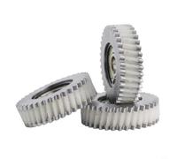 Honseadek 3pcs 36T 38.5x11mm Helical Planetary Gear with 608 Bearings for E-For Bike and Electric For Bike Transmission(Steel Plastic)