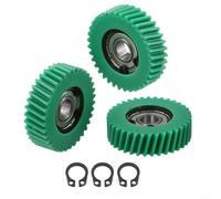Honseadek 3pcs 36T 38.5x11mm Helical Planetary Gear with 608 Bearings for E-For Bike and Electric For Bike Transmission(Nylon)