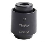 Honseadek 4-in-1 For Bike Fork Dust Seal Installation Tool for 32/34/35/36mm Front Forks, Engineering Plastic For Bicycle Suspension Fork Seal Press Kit