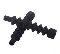 Honseadek 4-Pack Rubber Gaiter Dust Cover for V-Brake Cable Noodle Boot, For Bicycle Brake Cable Protector for Front and Rear Brakes, Black