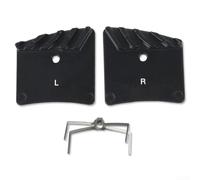 Honseadek 4-Piston Disc Brake Pads with Aluminium Alloy Back Plate and Cooling Fin for Mountain For Bike, Compatible with Soldier-2 Hope M4 E4 For MTB Downhill Brake