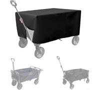 Honseadek 420D Oxford Cloth Waterproof Cover for Folding Garden Wagon Utility Wagon Cart
