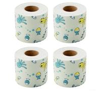 Honseadek 4Roll 2.8M Condensation Strips, Window Moisture Control Strips, Waterproof Oil-proof Caulk Strip Tape for Cooktop, Sink, Toilet, Bathroom(Small fish)