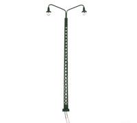Honseadek 5Pcs Model Railway Operating Lights Lattice Mast HO Scale Lamp Track Light Layout For 12-16V Model Train Layout Accessories