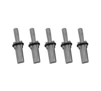 Honseadek 5Pcs Stone Splitting Wedge And Feather Shims, Heavy-Duty Steel Rock Splitter For Concrete, Marble, Granite, Quarrying Hand Tool Accessories(16 * 105mm)