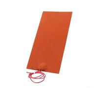 Honseadek 5V 80W Waterproof Silicone Heating Pad Hot Plate Heater Electric Heating Pad 100x200mm Soft Rubber For Automotive Fuel Tank Battery Insulation