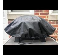Honseadek 600D Oxford Waterproof Grill Cover Compatible with For Weber Q2000 & Q200 Grills - For Durable, UV-Resistant, Wind-Resistant Outdoor Cover(74 * 50 * 24CM)