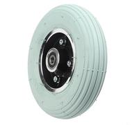 Honseadek 8-Inch Wheelchair-Front Wheel Assembly,200X50 Pneumatic | 8-Inch Electric Wheelchair-Front Wheel,200X50 Pneumatic Tire,Complete Assembly With Inner Tube,Gray