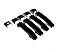 Honseadek 9pcs Exterior Door Handle Cover Trim for Land Rover for Range Rover L322 from 2002 to 2012 Glossy Black Abs Plastic Water- Scratch Resistant Auto Body Styling