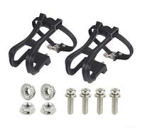 Honseadek A Pair For Bicycle Toe Clips For Bike Pedals With Toe Cage Pedal Cover For Exercise For Bike(A Set)
