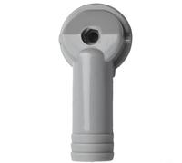 Honseadek Abs Overflow Waste Basins Joint for Kitchen Sink Conversion - Round Hole Seal Bung Spares Compatible Replace Pipes Overflow Flexible 1-piece Having