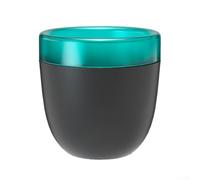 Honseadek ABS Self-Watering Flower Pot with Built-in Water Tank - Automatic Plant Hydration System for Home, Office & Balcony, No-Spill Design, For Easy to Fill &(BLACK)