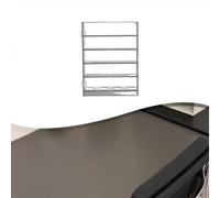 Honseadek Acrylic Commemorative Coin Display Box - Transparent Collectible Badge Storage Holder 205 X 300 X 55 Mm Wall-mountable for 35 Round Badges up T (GRAY)