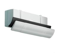 Honseadek Adjustable Air Conditioner Deflector, Telescopic Anti Direct Blow Baffle, Wall Mounted ABS Windshield For Indirect Airflow, Fits Most AC Units(carbon filter)