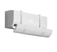 Honseadek Adjustable Air Conditioner Deflector, Telescopic Anti Direct Blow Baffle, Wall Mounted ABS Windshield For Indirect Airflow, Fits Most AC Units(Basic model)