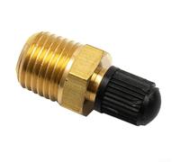 Honseadek Air Compressor Tank Fill Valve 1/4 for NPT Male Thread Nickel Plated Brass Pneumatic Inlet Fitting High Pressure 300psi Replacement Valve