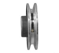 Honseadek Aluminium A Type Single Groove Motor Pulley, 100Mm Diameter, 19Mm 24Mm Bore, Keyway 6Mm 8Mm, Compatible With Air Compressors And Pumps(97 * 24)