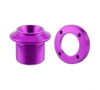 Honseadek Aluminium Alloy Bicycle Crank Side Cover Screw and Cap | for SRAM for dub NX for gx for xx1 for eagle, M18x25mm Locking Bolt with M30 Dust Cap, CNC Machined Bike Crankset Fixing