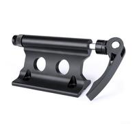 Honseadek Aluminium Alloy Bicycle Front Fork Clamp for Quick Release | Mount for Roof Rack Trunk Compatible with for thule Yakima Crossbars Secure Dual Side Fixing Red Black