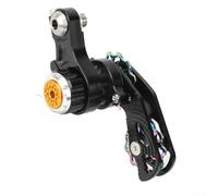 Honseadek Aluminium Alloy Single Speed Chain Tensioner for Rear Derailleur Hanger, Adjustable 11T Guide Wheel for DH and AM Mountain Bikes(Black)