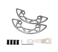 Honseadek Aluminum Alloy Chainring Guard for 104 For BCD Mountain Bikes, 30-40T Sprocket Protector Cover and Replacement Part(Gray 34-36T)