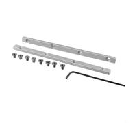 Honseadek Aluminum Guide Rail Track System, Carpentry Workbench Accessory for Circular Saw Professional Woodworking Tool with Connector Clamps Workshop Equipment (Guide Rail Connector)