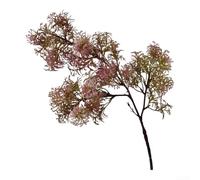 Honseadek Artificial Peacock Pine Frosted Flower Arrangement For Home Decor, Crafted With Long Lasting Materials To Provide A Lifelong Decorative Solution(Is red)