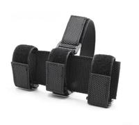 Honseadek Bike Bottle Cage Strap Holder For Golf Cart Utv Stroller Scooter Rail Mount Portable Speaker Water Bottle Carrier Black