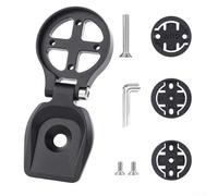Honseadek Bike Computer Headsets Mount, Alusmallum Alloy Cycling GPS Holder, Adjustable Angle Stem Cap Base For Garmin for bryton for wahoo for blackbird for igpsport