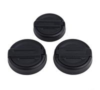 Honseadek Black ABS Door Lock Keyhole Covers Compatible with for Wrangler 2018-2024, Wear-Resistant Protective Trim Set of 3 for Exterior Keyholes, For Easy