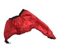 Honseadek Black Deck Spray Canoe Skirt Cockpit Water-resistant Kayaking Elastic Straps for Plus Red Canoeing Water Sports Grey Having Blue Cover C (Red)