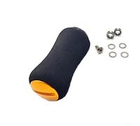 Honseadek Black EVA Fishing Reel Handle Knobs for Daiwa 27mm Shaft, Includes Bearing Gasket - 1 Set (40 x 19mm), Compatible with & Other Brands(gold)