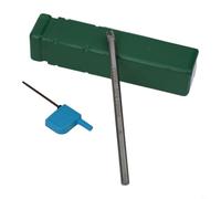 Honseadek C06K-SCLCR04 Solid Carbide CNC Lathe Turning Tool Holder Boring Bar 6mm Diameter 125mm Length for CCGT04 Inserts with Anti-Vibration and High Wear Resistance for Metalworking Tasks