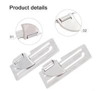 Honseadek Can Folding Bottle Opener Having Compact Camping Stainless Hiking Outdoor Plus for 5. 1cm Travel - Format Steel Mini For Easy to Carry Opener (2 Pack)