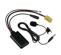 Honseadek Car Audio Adapter Wireless AUX Cable Interface with Microphone for Fiat 500 451 for Alfa for Lancia Vehicle Music Streaming Hands Calling