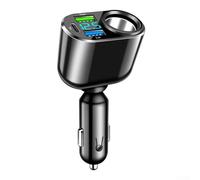 Honseadek Car Charger with 66w Plus Usb Charging Pd 30w Display 31a For Rapid Super Digital Voltage Port 360° Rotatable for Cars Suvs Plus Trucks