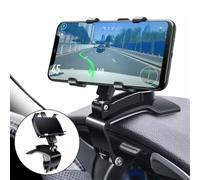 Honseadek Car Dashboard Mount with For 360 Degree Adjustable Clamp Stand for Cell Phones GPS Navigation Hands Operation