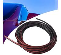 Honseadek Car Door Seal Strip 5M T-Type EPDM Rubber Weather Stripping Waterproof Noise Reduction for Bumper Edge Trim Side Skirt Automotive Body Gap