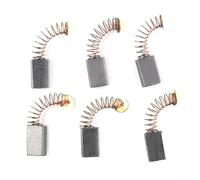 Honseadek Carbon Brush Replacement Set 6 PCS, Compact 5x8x12 mm Carbon and Motor Brushes for Electric Drill, Angle Grinder, Hair Dryer, Mixer, Trimmer, Install Tool Parts