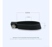 Honseadek Carbon Fiber Race Number Mount for Trek Madone 6/7/8 Series For Bicycle Frame Bracket - Lightweight Competition-Ready For Bike Race Number Holder(A)
