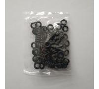 Honseadek Carp Rigging O Bait for Wacky Silicone Rubber Connectors Tackle Fishing Worms Rings in Rings Rigs 5 Sizes for 100pcs Fishing (5)