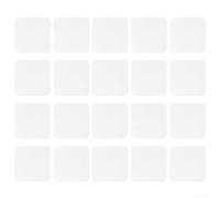 Honseadek Chamois Cloth 20 Pcs For Drawing Blending Smudging Polishing Clay Surfaces And Wiping Optical Lenses Computer Screens And Automotive Interiors(White)