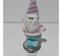 Honseadek Charming Stretch Snowman Figurine Christmas Ornament for Festive Home and Office Decor, Soft Fabric Construction with Telescopic Design(old man)