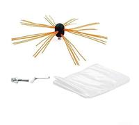 Honseadek Chimney Sweep Brush With Enhanced Cleaning Power For Efficient Flue Maintenance(Four-piece set)