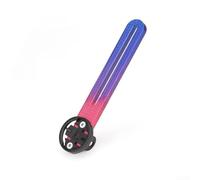 Honseadek CNC Aluminum Alloy Bike Handlebar Extension Mount, For GPS Computer Camera Light, Shock Resistant Bracket Extender, Wide Vision Holder, Pink Purple