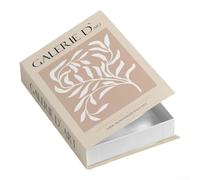 Honseadek Decorative Faux Book Storage Box with Hidden-Compartment, Elegant Paper Design for Home and Office Organisation on Shelf or Desk, 26 x 17 x 4 cm(805-2A51)