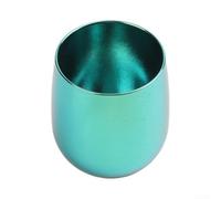 Honseadek Double-Walled Titanium Cup Insulated Ti Mug 255ml Pure Titanium | Drinking Cup For Camping Hiking Picnic Outdoor Tableware Lightweight Rust-Proof Frosted Finish Non-Slip Base